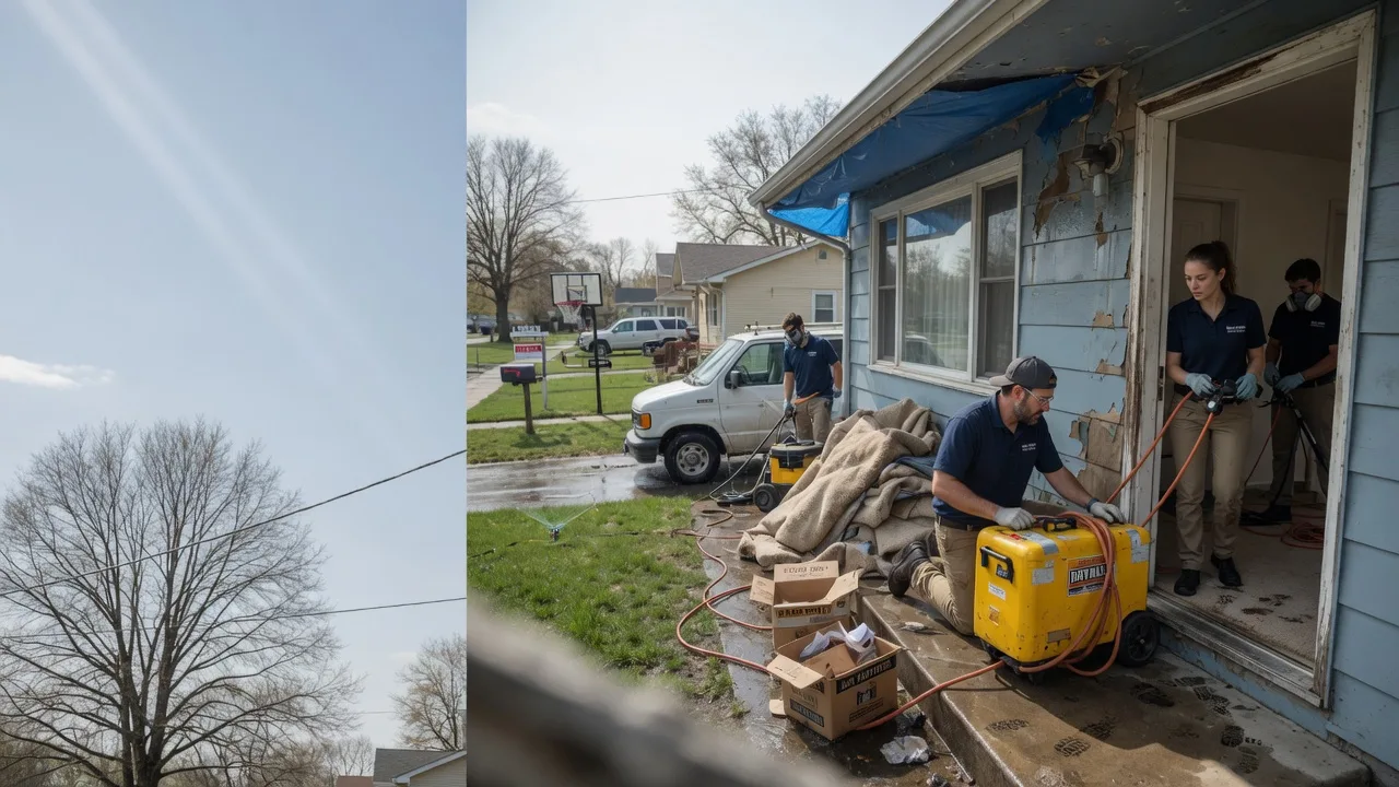 Basement Flood Cleanup in Bradleyville, MO near me